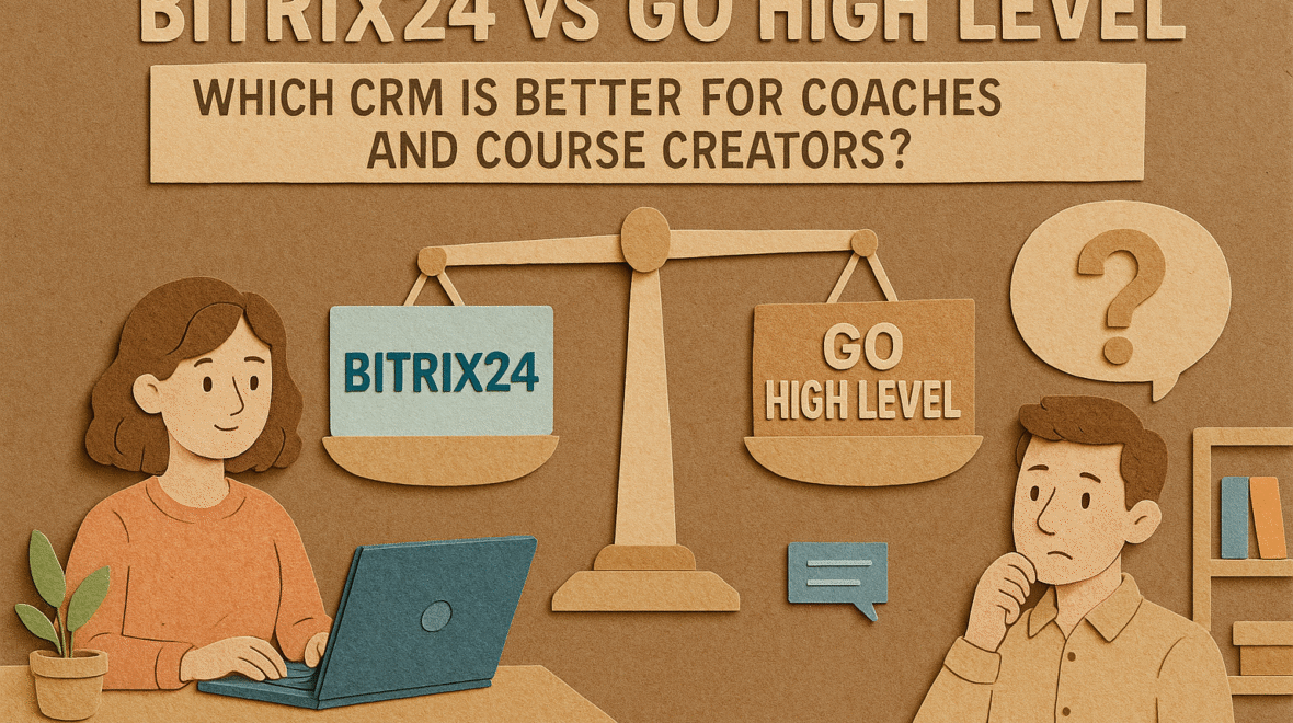 Bitrix24 vs GoHighLevel: Which CRM Is Better for Coaches & Course Creators?