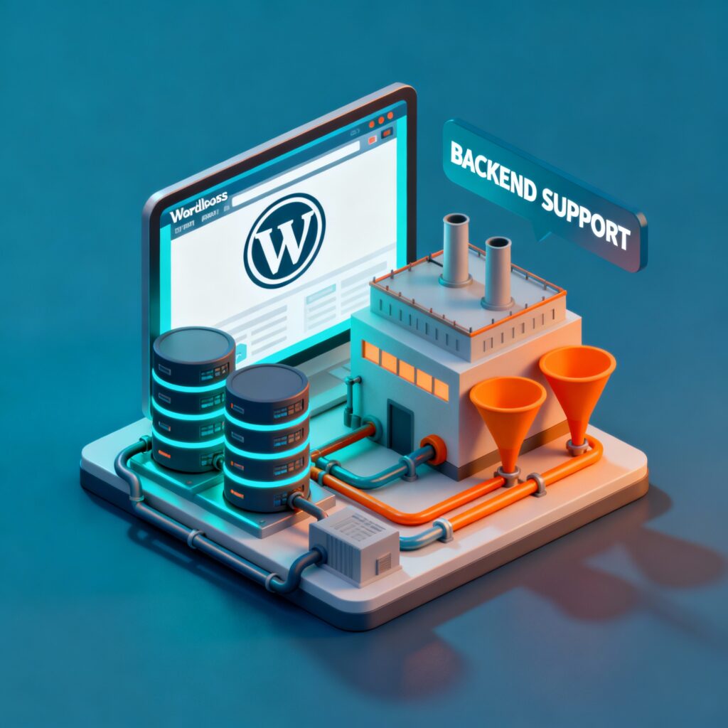 enhancing backend support with Images High Quality... WordPress Backend Development Support for SMB: Scalable Solutions